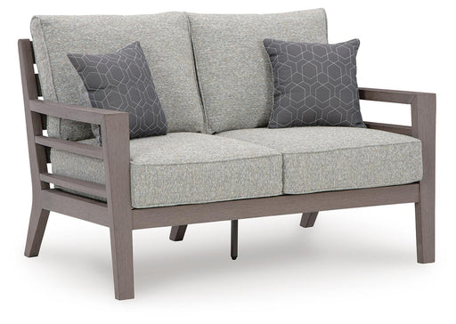 Hillside Barn Outdoor Loveseat with Cushion - Golden Home Furniture 