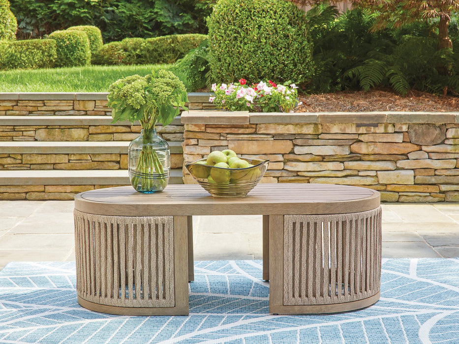 Serena Shores Outdoor Coffee Table - Golden Home Furniture 