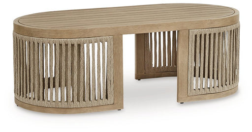 Serena Shores Outdoor Coffee Table - Golden Home Furniture 