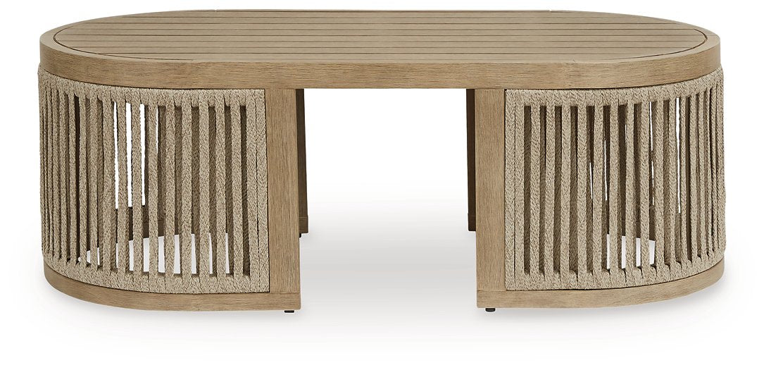 Serena Shores Outdoor Coffee Table - Golden Home Furniture 