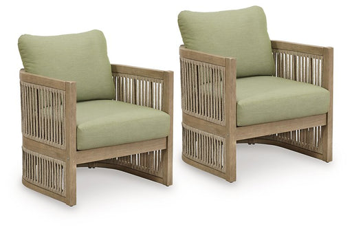 Serena Shores Outdoor Lounge Chair (Set of 2) - Golden Home Furniture 