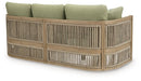 Serena Shores Outdoor Sofa with Cushion - Golden Home Furniture 