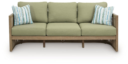 Serena Shores Outdoor Sofa with Cushion - Golden Home Furniture 