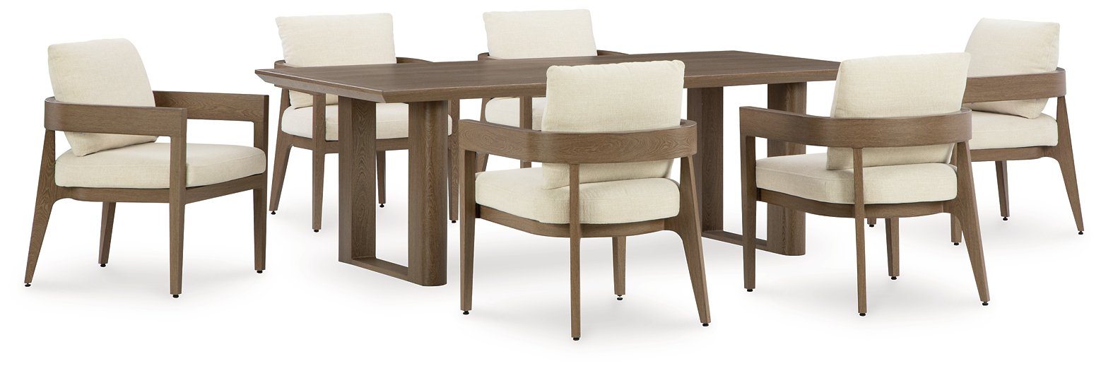 Serene Bay Outdoor Dining Set - Golden Home Furniture 