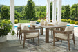 Serene Bay Outdoor Dining Set - Golden Home Furniture 