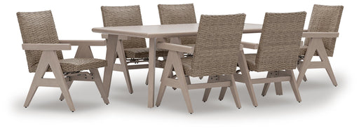 Cliff Trails Outdoor Dining Set - Golden Home Furniture 