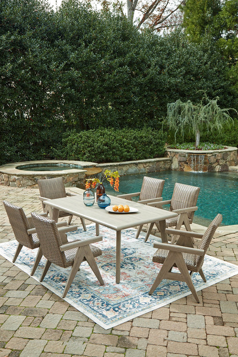 Cliff Trails Outdoor Dining Package - Golden Home Furniture (Columbus, OH) - Multi Location