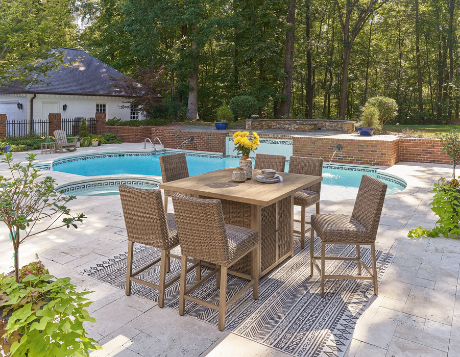 Walton Bridge Outdoor Dining Set - Golden Home Furniture 