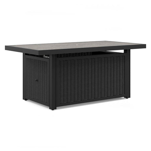 Beachcroft Outdoor Fire Pit Table - Golden Home Furniture 