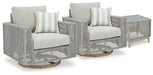 Seton Creek Outdoor Seating Set - Golden Home Furniture 