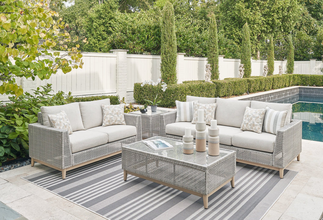 Seton Creek Outdoor Seating Set - Golden Home Furniture 