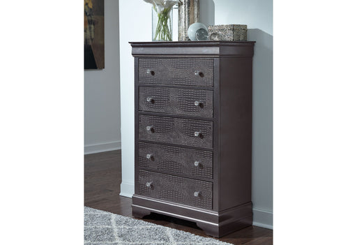 Pompei Metallic Chest - Golden Home Furniture (Columbus, OH) - Multi Location