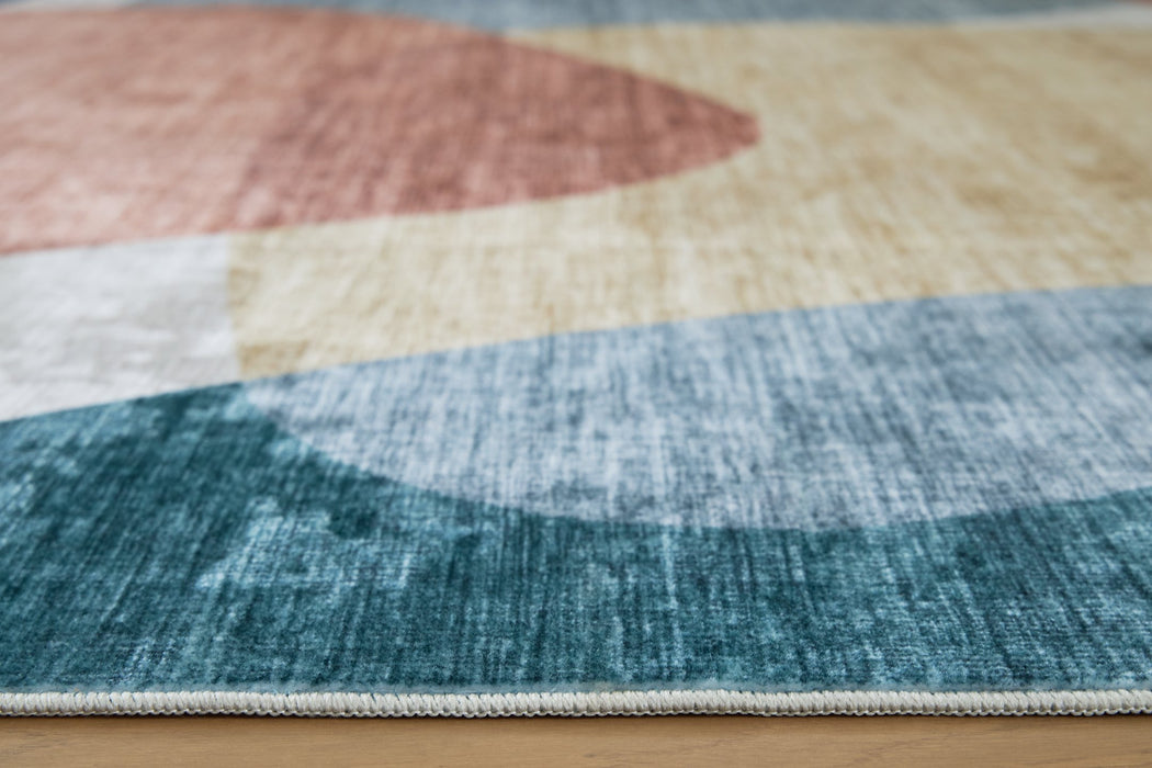 Chanleigh Washable 7'6" x 9'6" Area Rug - Golden Home Furniture (Columbus, OH) - Multi Location