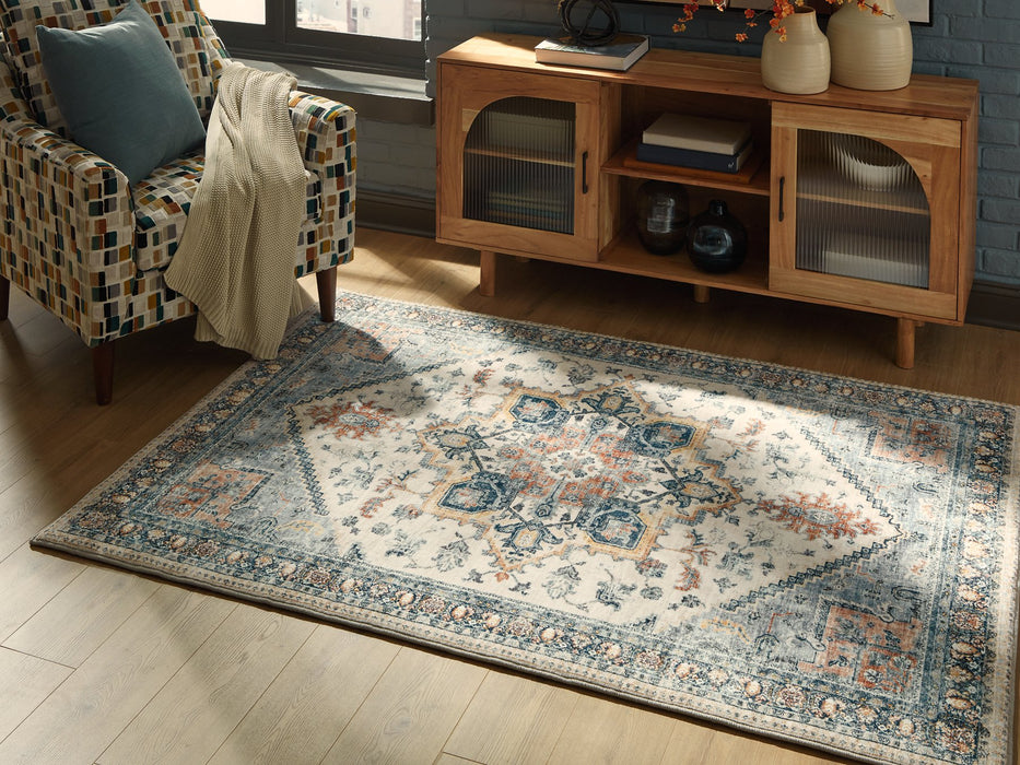 Wallney Area Rug - Golden Home Furniture 