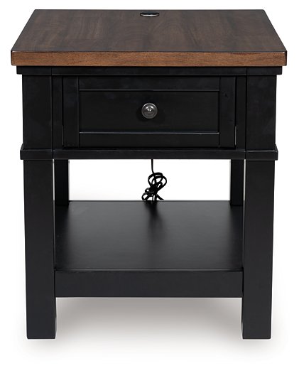 Wildenauer End Table - Golden Home Furniture (Columbus, OH) - Multi Location