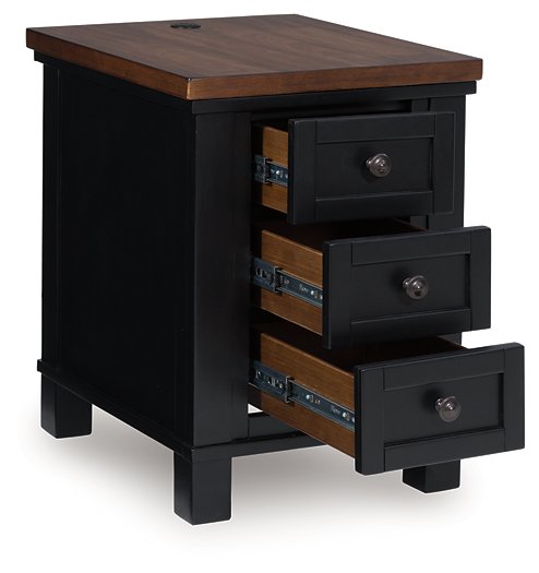 Wildenauer Chairside End Table - Golden Home Furniture (Columbus, OH) - Multi Location