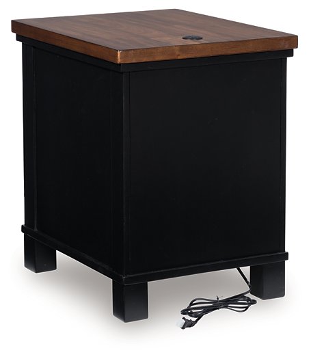 Wildenauer Chairside End Table - Golden Home Furniture (Columbus, OH) - Multi Location