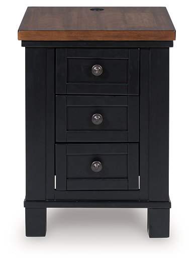 Wildenauer Chairside End Table - Golden Home Furniture (Columbus, OH) - Multi Location