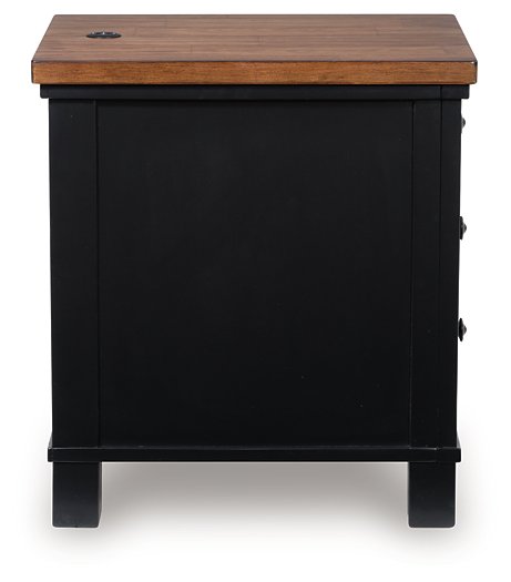 Wildenauer Chairside End Table - Golden Home Furniture (Columbus, OH) - Multi Location