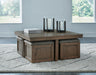 Boardernest Coffee Table with 4 Stools - Golden Home Furniture 