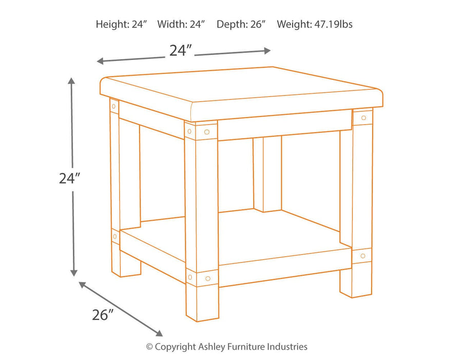 Carynhurst End Table Set - Golden Home Furniture 