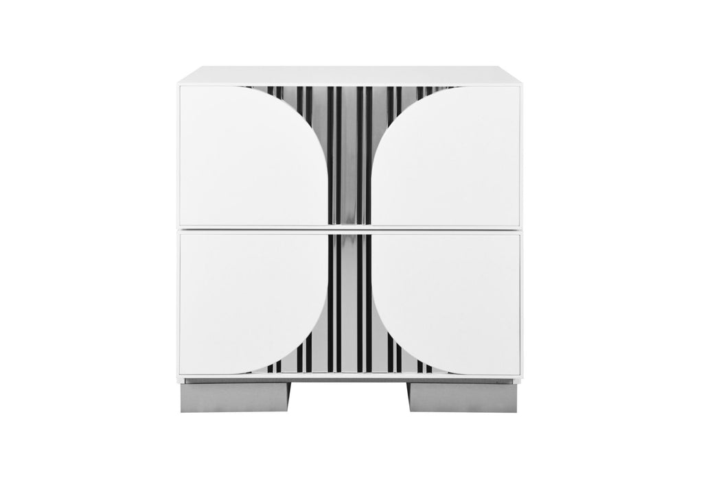 Talia White Nightstand - Golden Home Furniture (Columbus, OH) - Multi Location