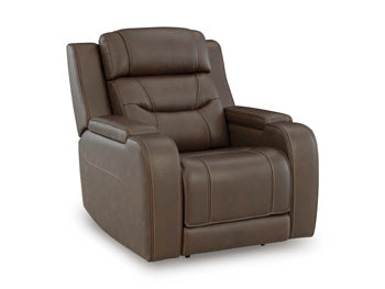 Knightington Power Recliner with Audio Seating - Golden Home Furniture (Columbus, OH) - Multi Location