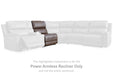 Bleckley Power Reclining Sectional - Golden Home Furniture 