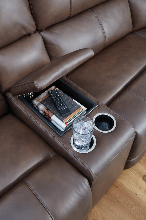 Bleckley Power Reclining Sectional - Golden Home Furniture 