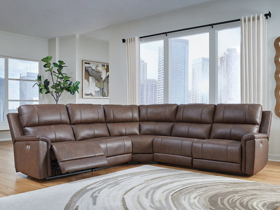Bleckley Power Reclining Sectional - Golden Home Furniture 
