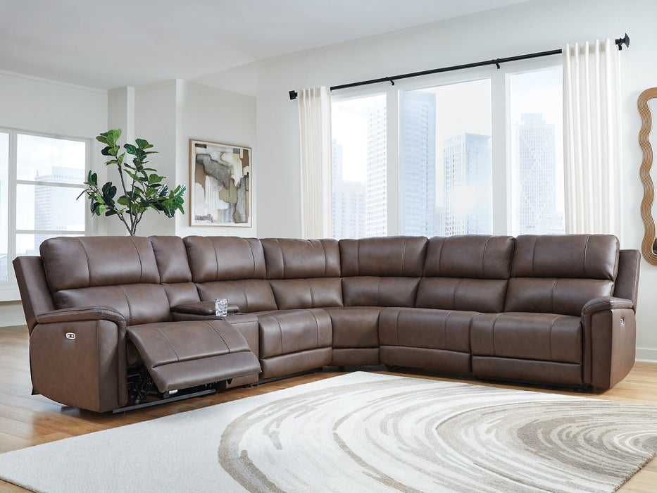 Bleckley Power Reclining Sectional - Golden Home Furniture 