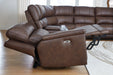 Bleckley Power Reclining Sectional - Golden Home Furniture 