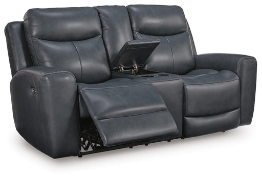 Next Move Power Reclining Loveseat - Golden Home Furniture 