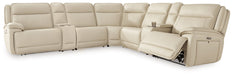Double Deal Reclining Sectional with 2 Consoles - Golden Home Furniture (Columbus, OH) - Multi Location