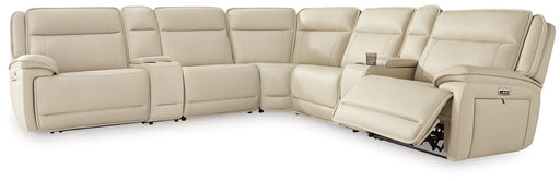 Double Deal Reclining Sectional with 2 Consoles - Golden Home Furniture (Columbus, OH) - Multi Location