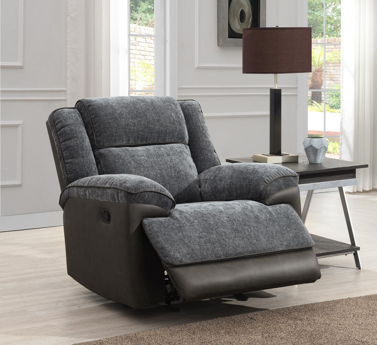 Gray Motion Glider Chair - Golden Home Furniture 