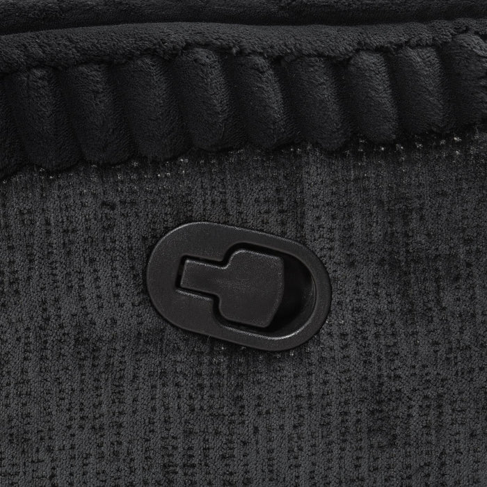 Black Corduroy Motion Chair