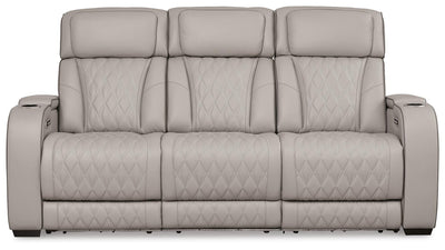 Boyington Power Reclining Sofa - Golden Home Furniture 
