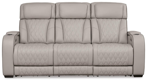 Boyington Power Reclining Sofa - Golden Home Furniture 