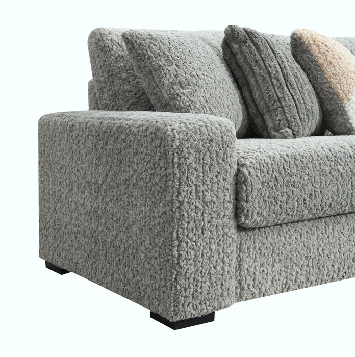 Gray Corduroy Console