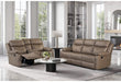 U6026 Brown Reclining Sofa-Reclining Console Loveseat - Golden Home Furniture (Columbus, OH) - Multi Location