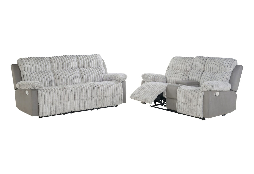 U6028 Brown Reclining Sofa-Console Reclining Loveseat - Golden Home Furniture (Columbus, OH) - Multi Location