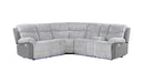 U6028 Grey Sectional With Led - Golden Home Furniture (Columbus, OH) - Multi Location