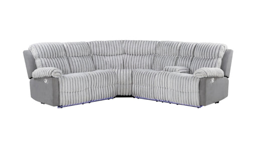 U6028 Grey Sectional With Led - Golden Home Furniture (Columbus, OH) - Multi Location