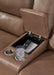DeepWakes Power Reclining Loveseat with Console - Golden Home Furniture (Columbus, OH) - Multi Location