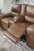 DeepWakes Power Reclining Loveseat with Console - Golden Home Furniture (Columbus, OH) - Multi Location
