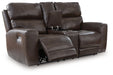 Crossplex Power Reclining Loveseat with Console - Golden Home Furniture (Columbus, OH) - Multi Location