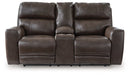 Crossplex Power Reclining Loveseat with Console - Golden Home Furniture (Columbus, OH) - Multi Location
