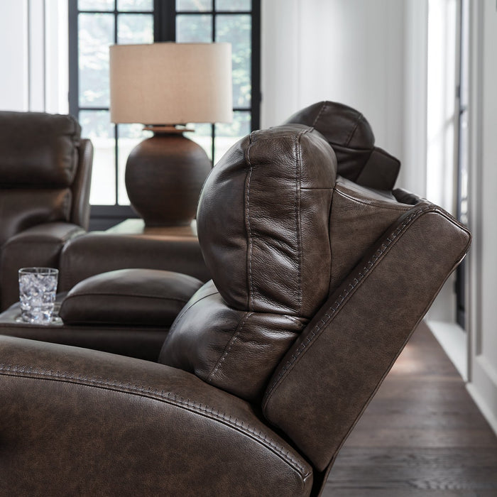 Crossplex Power Reclining Loveseat with Console - Golden Home Furniture (Columbus, OH) - Multi Location