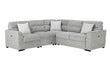 U9401 Nickel Sectional With 3 Pillows - Golden Home Furniture (Columbus, OH) - Multi Location